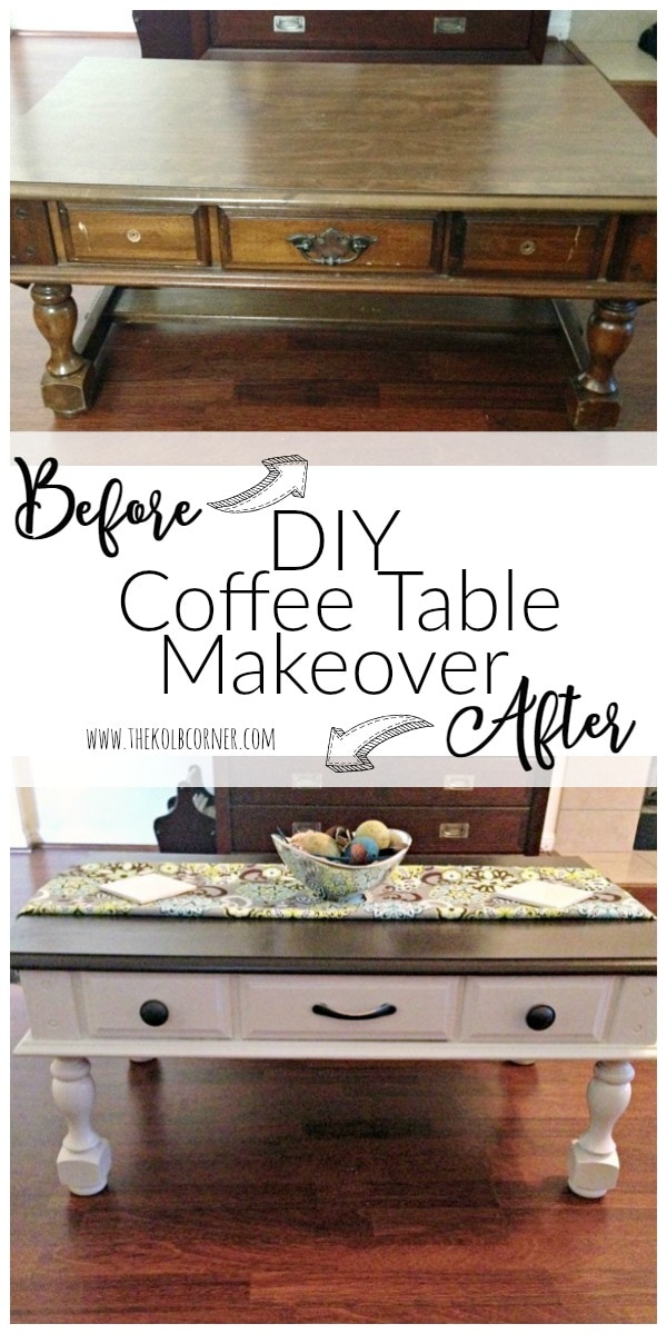 DIY Coffee Table Makeover Pin