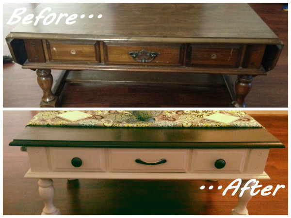Coffee Table Makeover–the Finished Product
