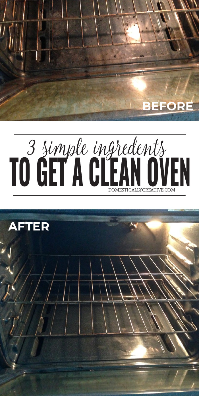 How to Clean Your Oven Using 3 Household Ingredients