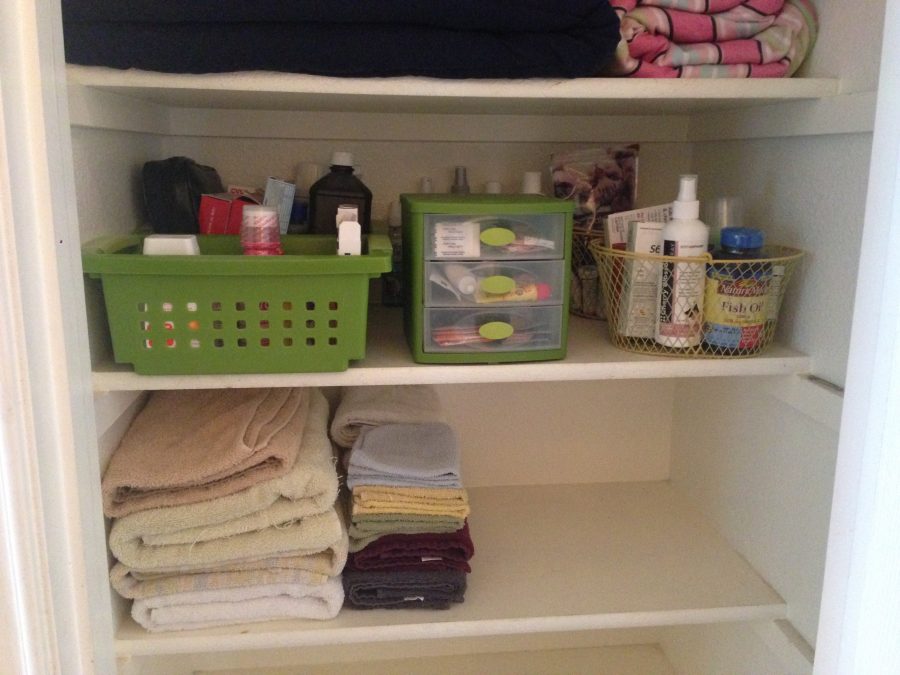 6 Weeks of Organization--Week 1--Linen Closet