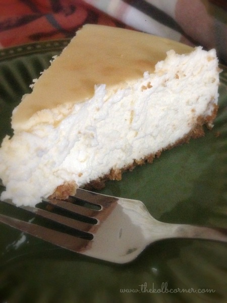 I Made it from Pinterest–New York Style Cheesecake