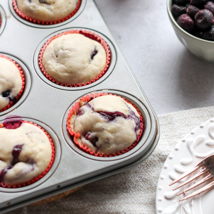 Blueberry Muffins with Greek Yogurt Recipe