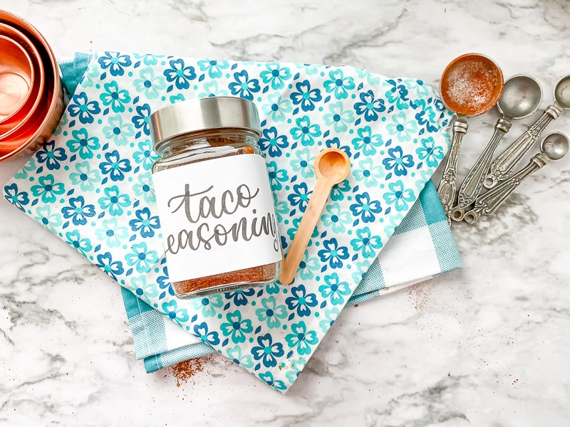 birds eye taco seasoning jar