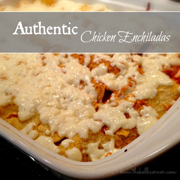 Authentic Chicken Enchiladas