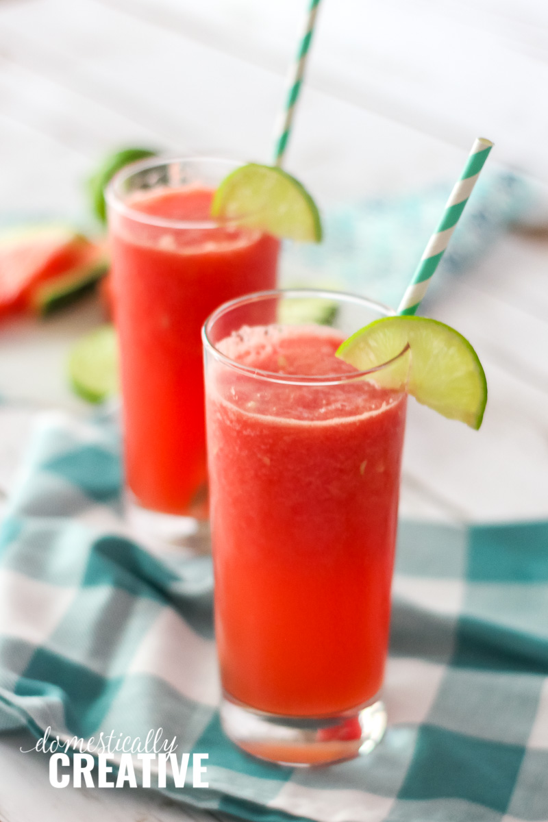 Watermelon Lime Spritzer – Summer Drink Recipe