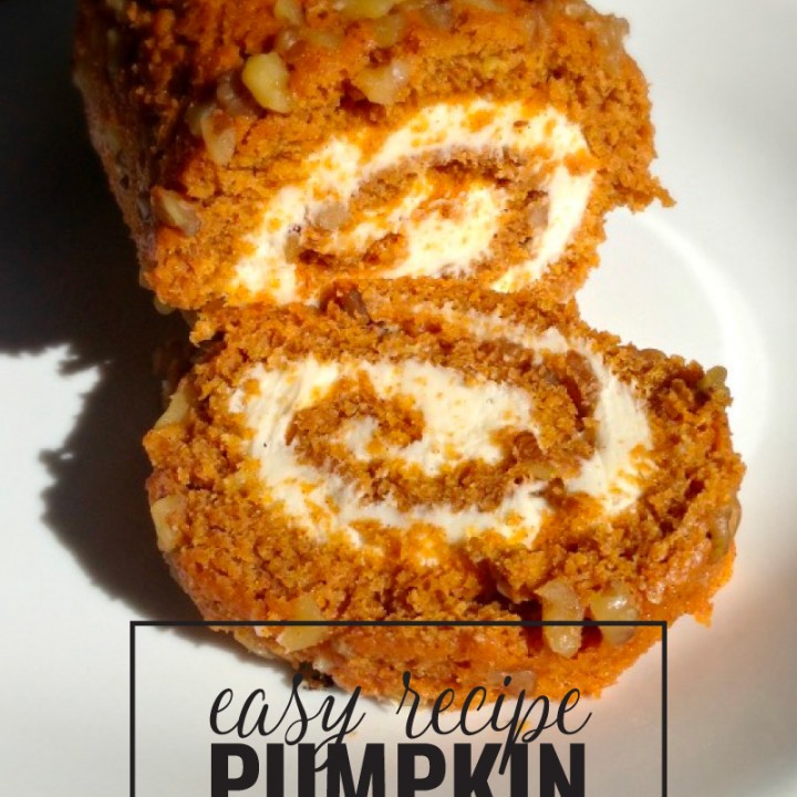 Delicious and easy recipe for pumpkin cake roll