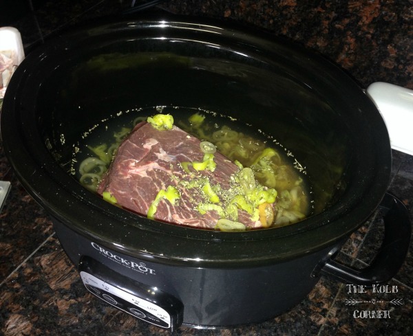 Crockpot Italian beef1