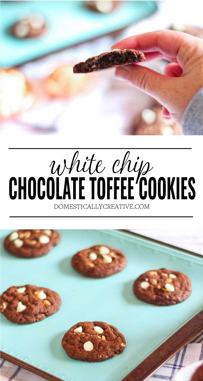 white chip toffee cookies long pin