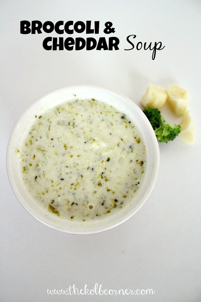 Broccoli and Cheddar Soup Pin