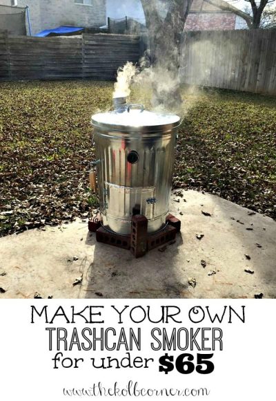 Make Your Own Trashcan Smoker for under $65