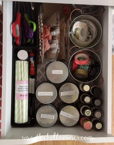 A Simple Way to Organize Your Rescued Junk Journal Supplies