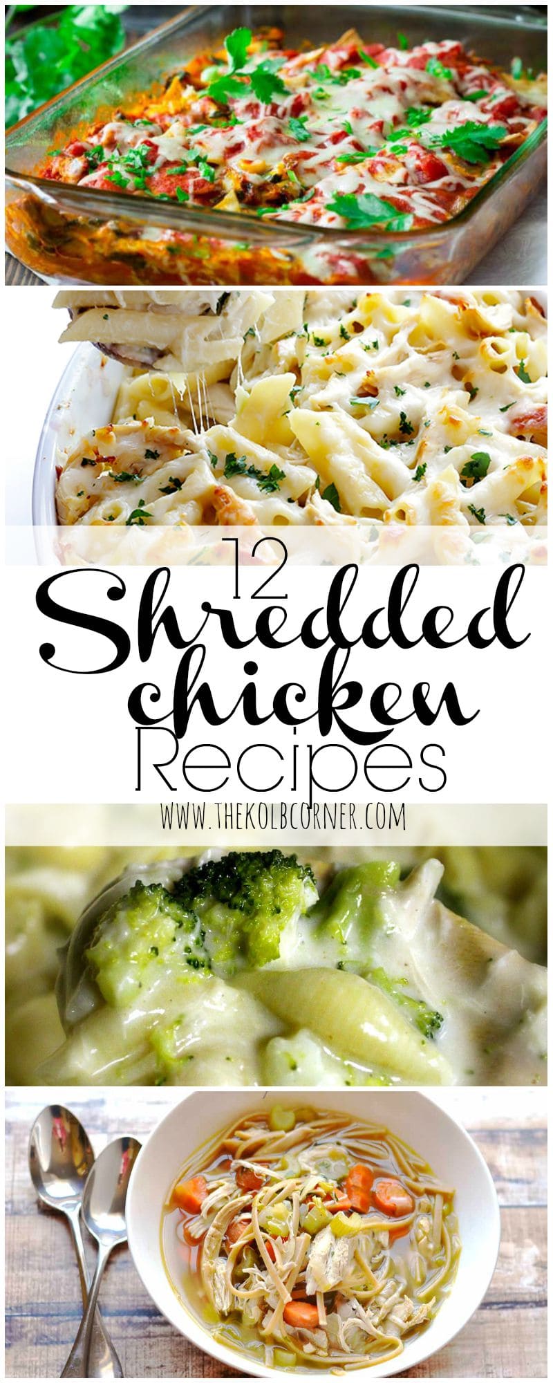 12+ Shredded Chicken Recipes | Domestically Creative