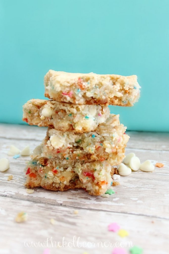 Funfetti Blondies Vertical