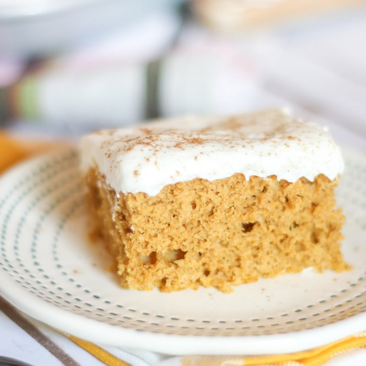 Pumpkin Spice Bars with Cream Cheese Frosting