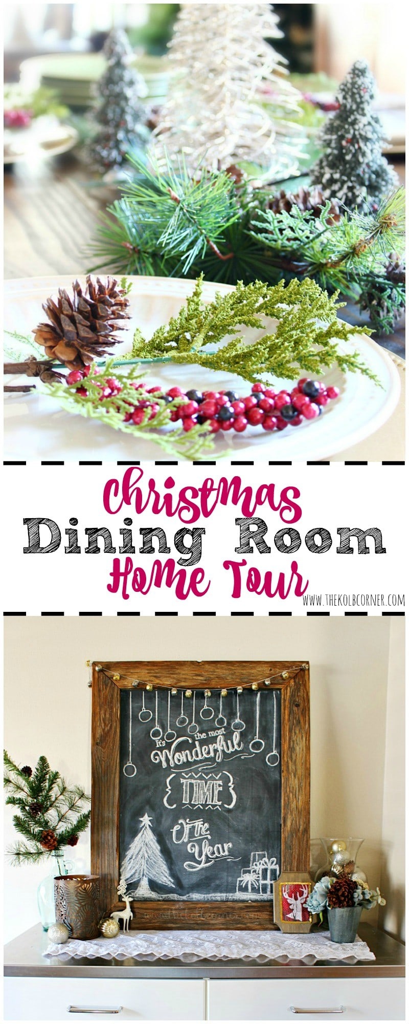 Christmas Dining ROom Home Tour