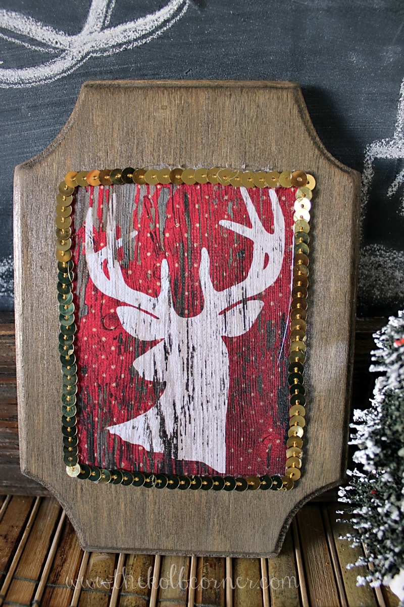 DIY Christmas Deer Art