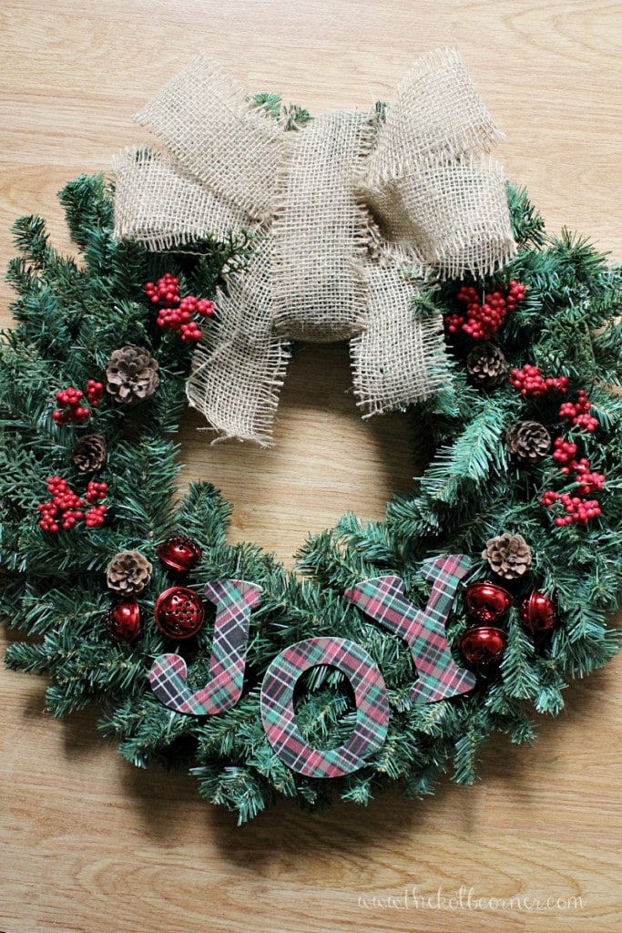 Joy Christmas Wreath 2