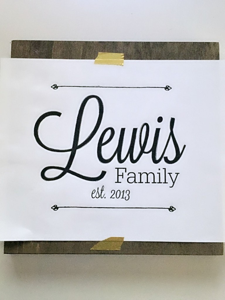 Lewis Family Step 1