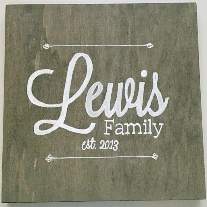 Image for Hand Painted Family Sign
