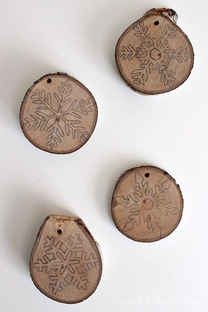 Wood Slice Ornaments