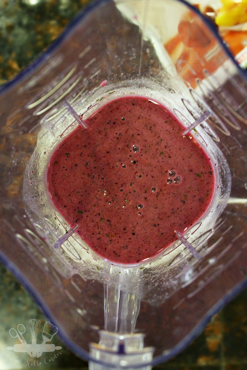 Blueberry Peach Smoothie 2