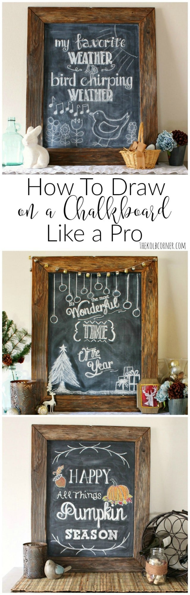 How to Draw on a Chalkboard like a pro