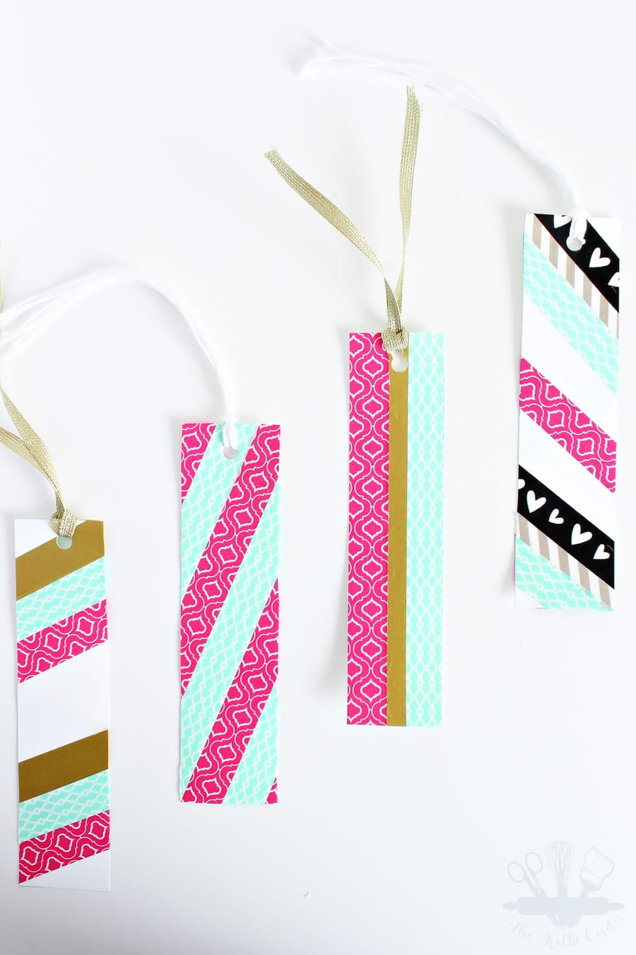 Quick and Easy DIY Washi Tape Bookmarks