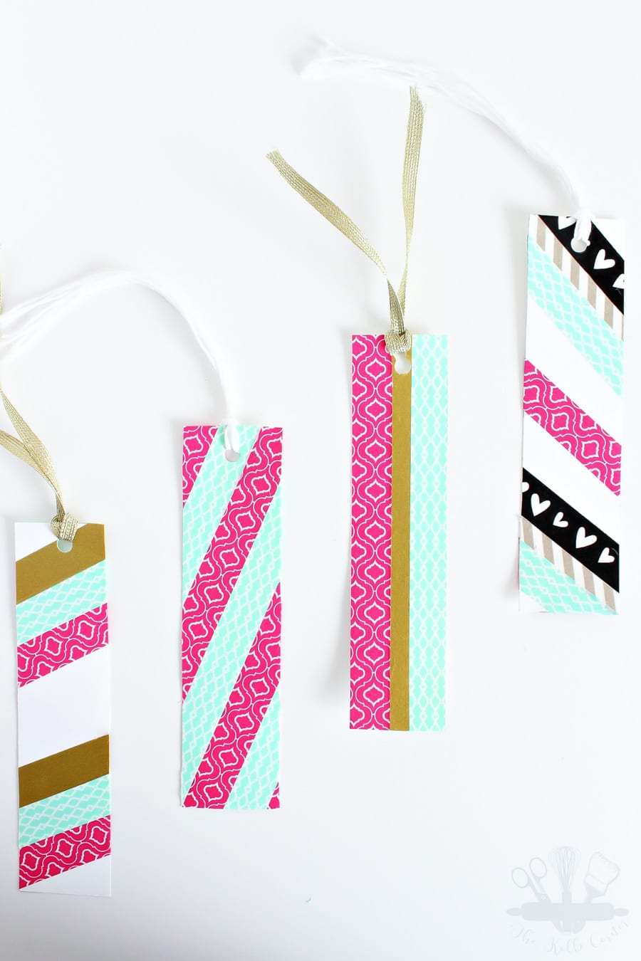 Washi Tape Bookmarks: Crafts for Kids - Typically Simple