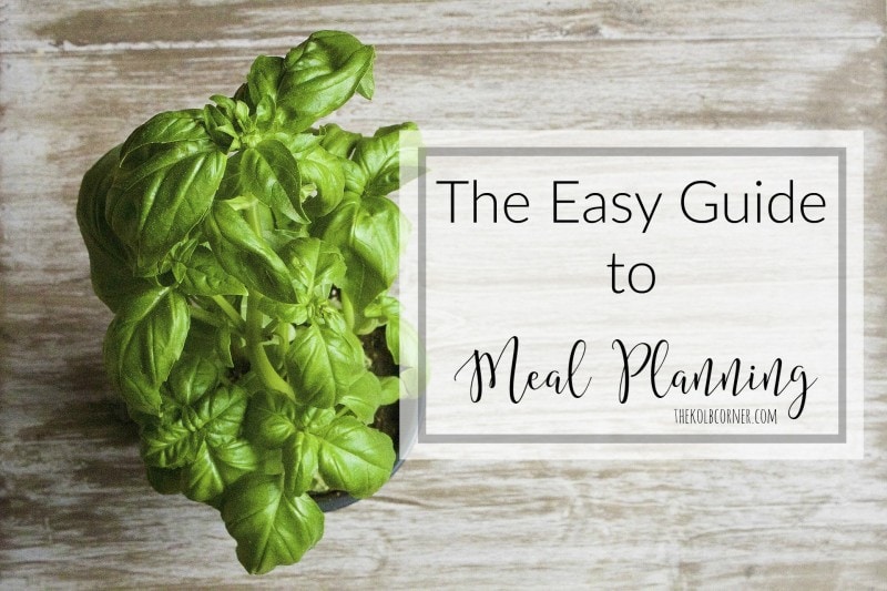 Easy Guide to Meal Planning
