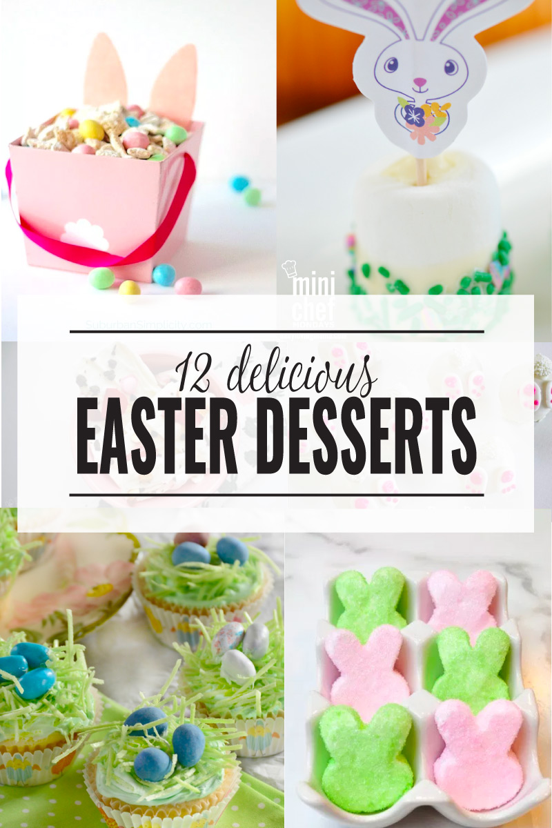 Easter calls for celebration and a little bit of indulgence! Check out these 12 delicious Easter desserts and indulge away!
