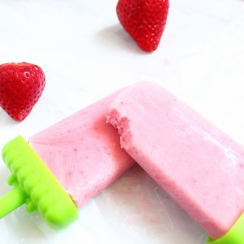 Image for Wild Strawberry Popsicles