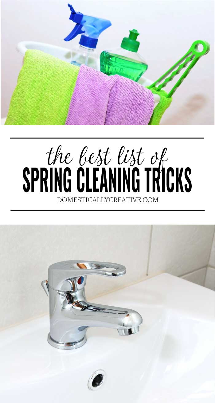 spring cleaning tips long collage pin