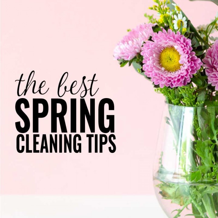 The best list of spring cleaning tips, with flowers