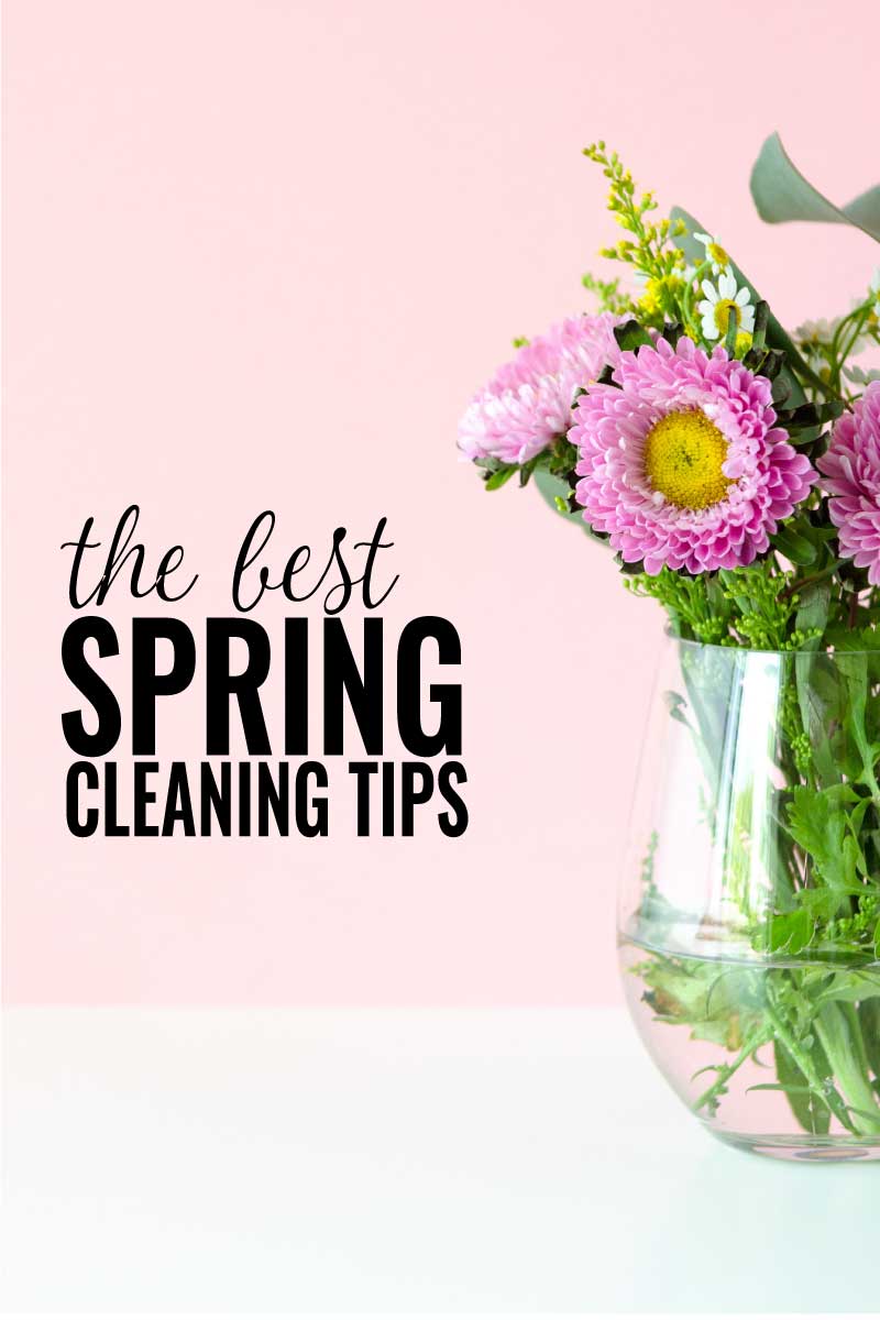 The best list of spring cleaning tips, with flowers