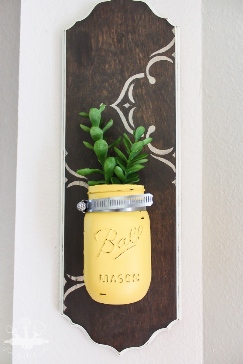 Upcycled Wall Vases-10