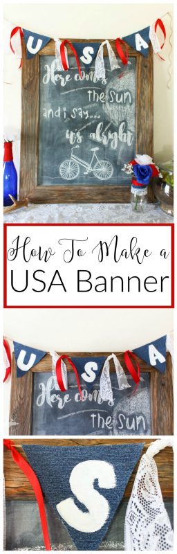 How to make a USA banner