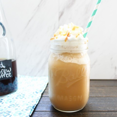 Caramel Frappucino with Cold Brewed Coffee