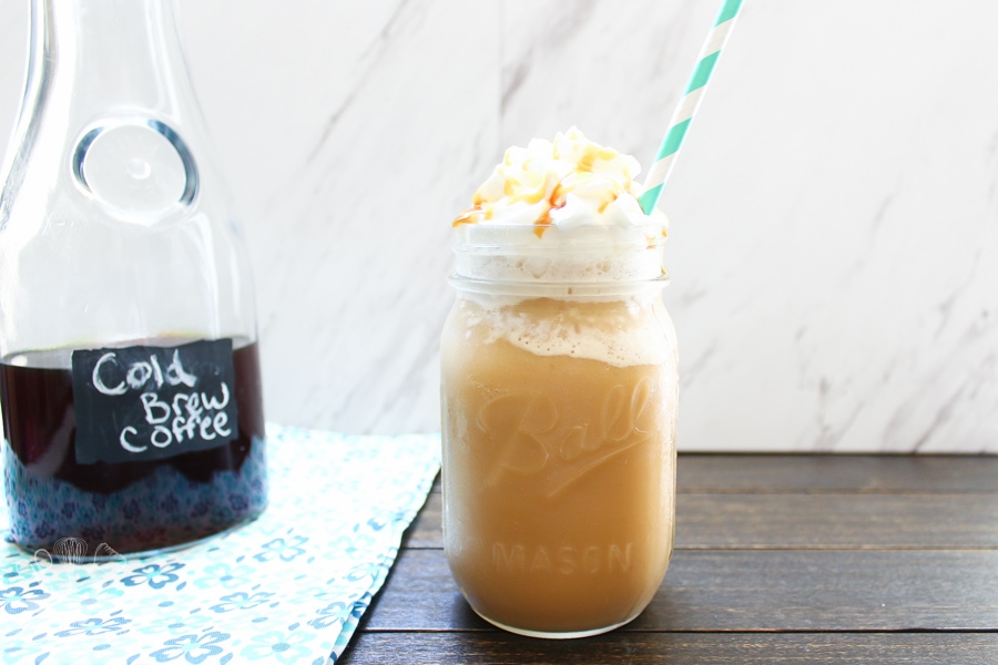 Caramel Frappucino with Cold Brewed Coffee