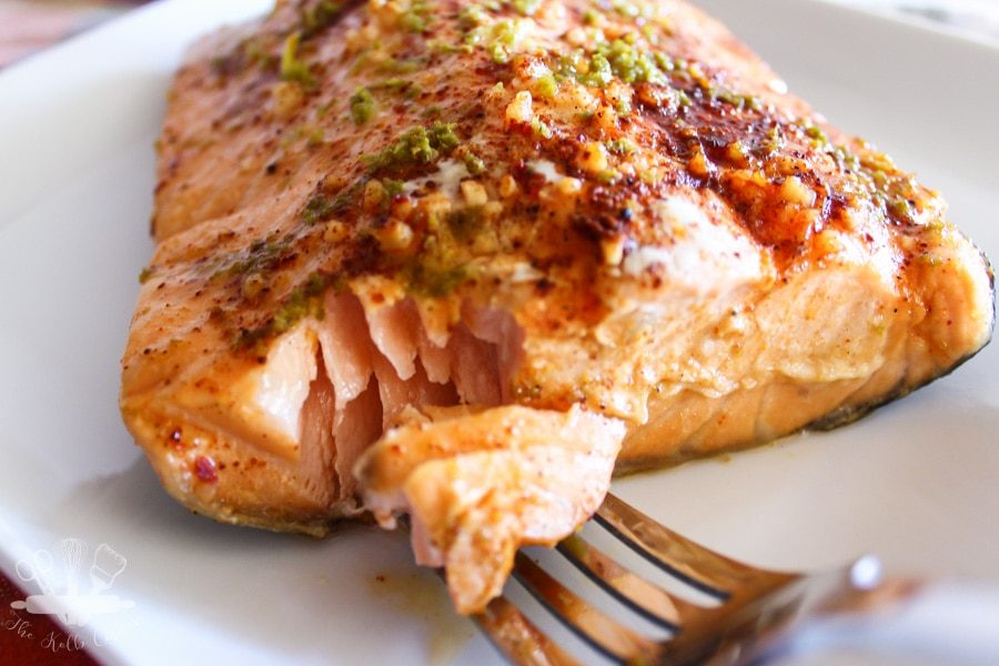 Marinaded with a chili lime sauce, wrapped in foil and baked to tender, flaky perfection, chili lime salmon is sure to be a hit with any family member.