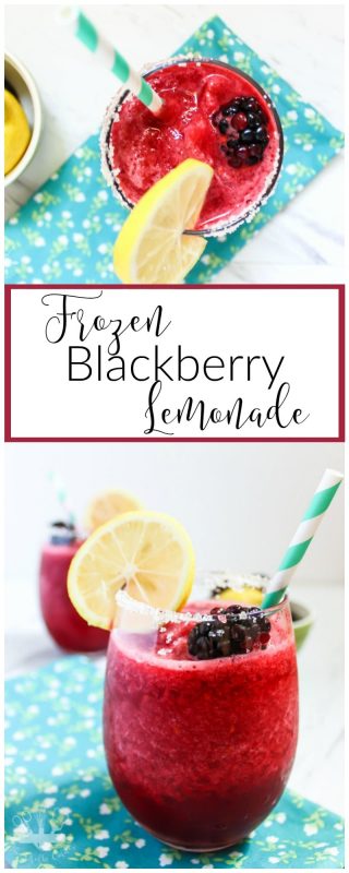 Frozen Blackberry Lemonade