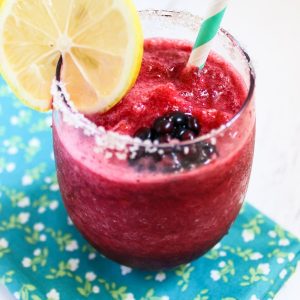 Easy Frozen Blackberry Lemonade