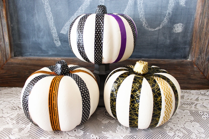 Halloween Washi Tape Pumpkins