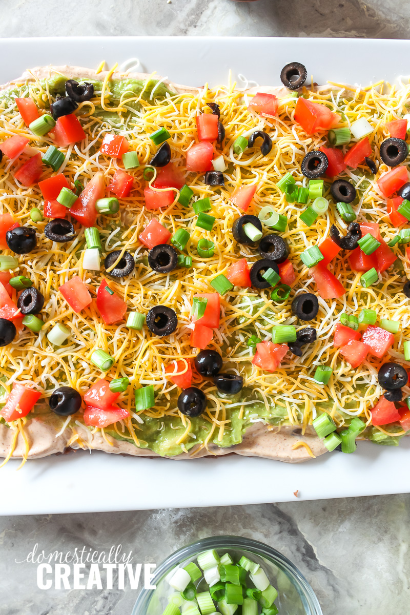 Quick and Easy Mexican 7-Layer Dip