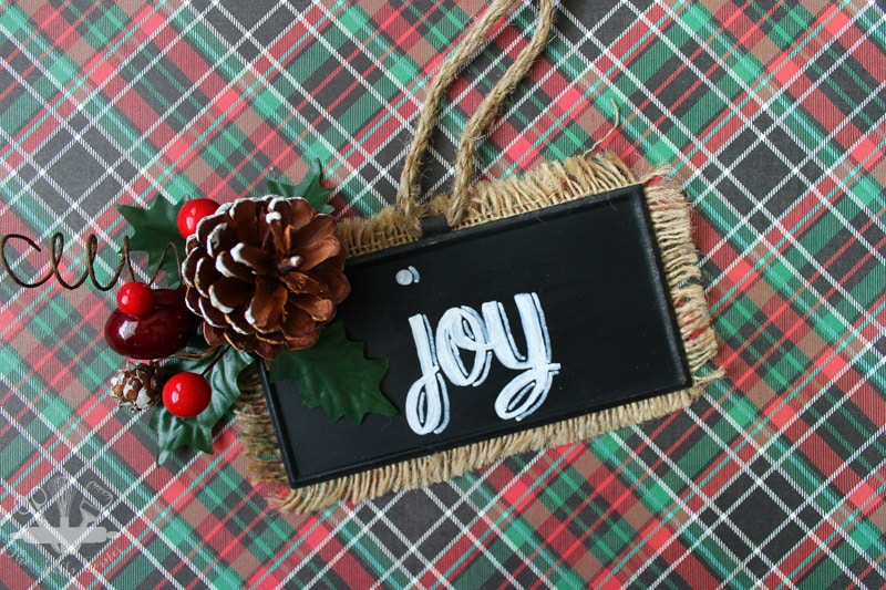 Hand Painted Chalkboard Ornament–2016 Ornament Exchange