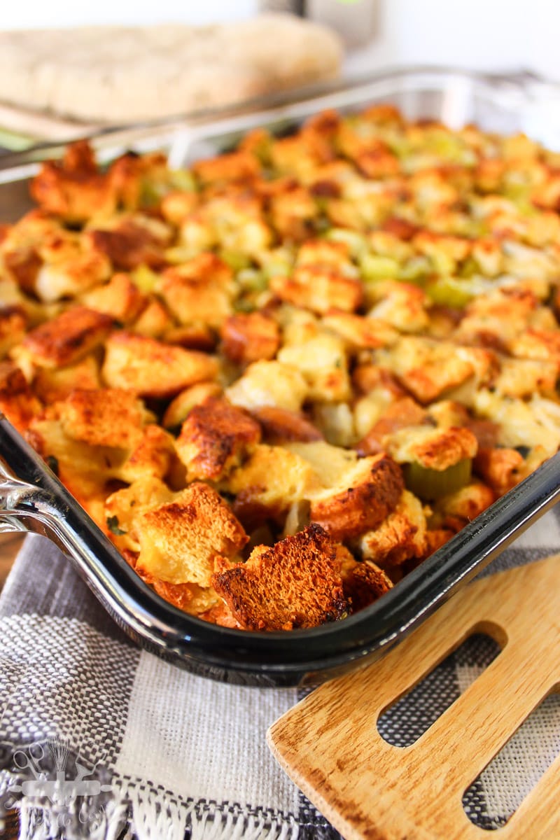 Potato Bread Stuffing Recipe Domestically Creative