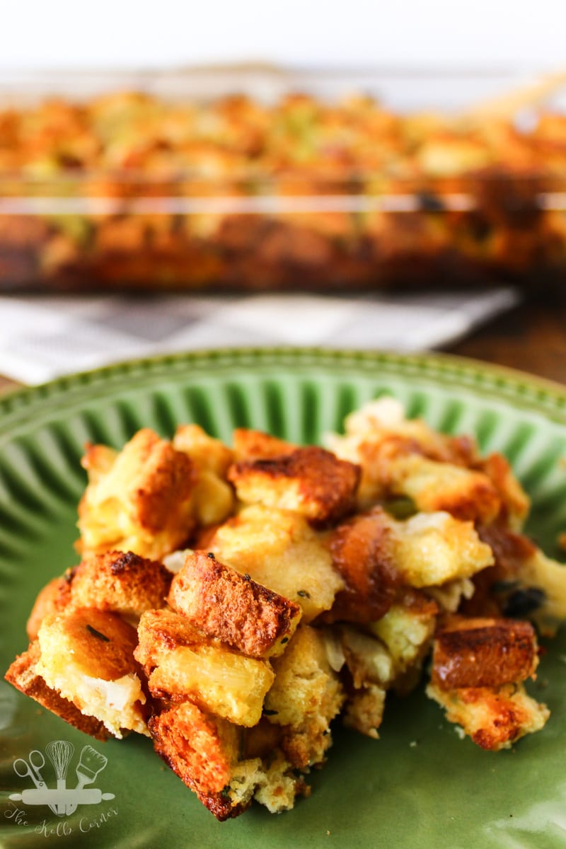 Potato Bread Stuffing Recipe - Domestically Creative