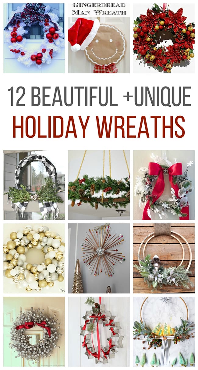 Beautiful and Unique Holiday Wreaths