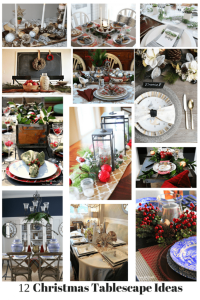 12 Christmas Tablescapes