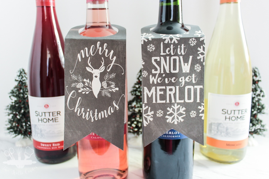 Printable Wine Bottle Gift Tags