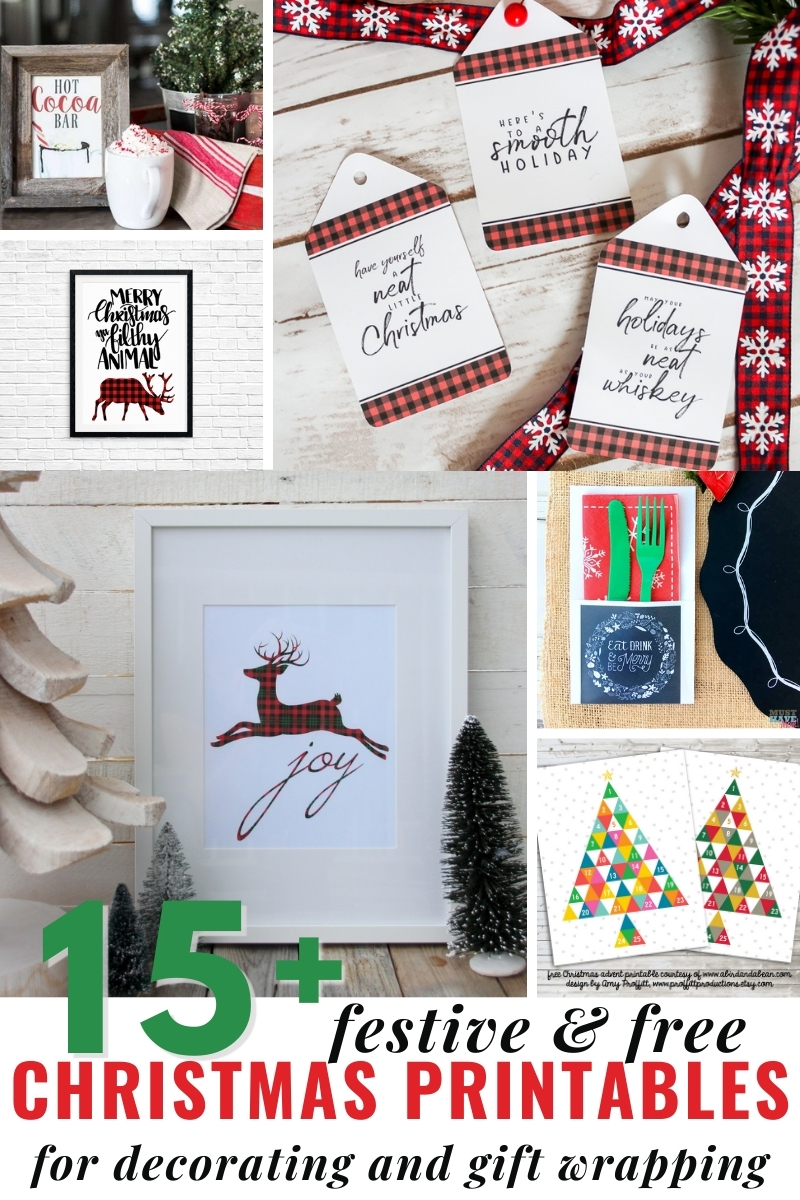 Free Christmas Printables Domestically Creative